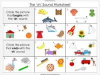 The 'sh' Sound Worksheet