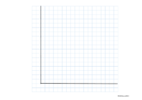 Blank One Quadrant Grid with Shapes