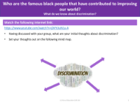 Discrimination - Activity - Black History - Year 2