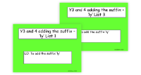 Adding Suffixes 'ly'