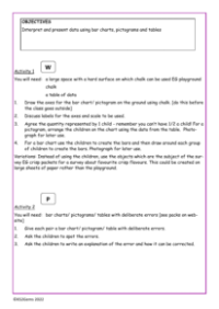 Interpreting and presenting data worksheet