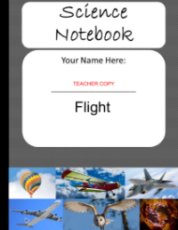 How Planes and Other Aircrafts Fly - Teacher's version of Student Digital Interactive Notebook