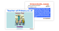 Descriptive Writing - Lesson 4 - Similes