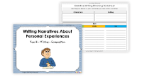 Writing Narratives About Personal Experiences
