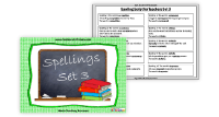 Spellings - Set 3
