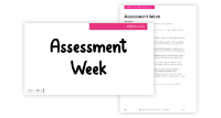 Week 16 - Lesson 1-5 Assessment Lesson Plans