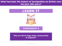 Why are there large Asian communities in England? - Presentation