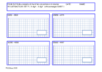 Subtraction Set F - 5d - 4d with exchanges