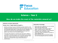 Why are some materials more suitable than others for making our toys?  - Presentation