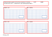 Addition Set E - numbers with 1 and 3 decimal places