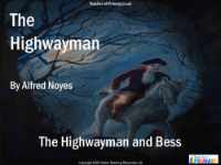 The Highwayman and Bess Powerpoint