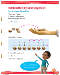 Learn together, Subtraction by counting back
