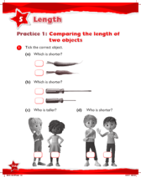Work Book, Comparing the length of two objects