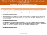 Migration to the UK in 2022 - Immigration to Britain - Year 6