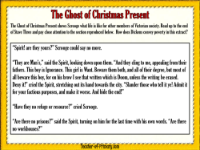 A Christmas Carol - Lesson 6 - The Ghost of Christmas Present 2 Worksheet