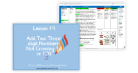 19. Add two three-digit numbers not crossing 10 or 100