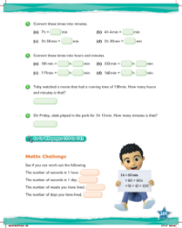Max Maths, Year 6, Maths Challenge, Time review