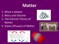 Matter - Student Presentation