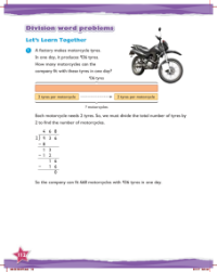 Learn together, Division word problems (1)