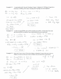 Solving Problems using Linear Systems Worksheet