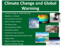 Climate Change - Student Presentation