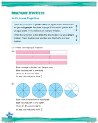 Learn together, Improper fractions