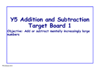 Target Board - Mental methods