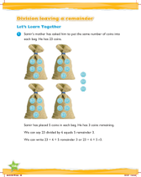 Learn together, Division leaving a remainder (1)