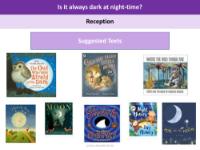 Suggested texts - Is it always dark at night-time - EYFS