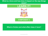 What is friction and what effect does it have? - presentation