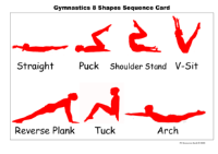 8 Shapes Sequence Card