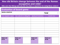Evaluation of board game