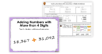 Adding Numbers with More than 4 Digits