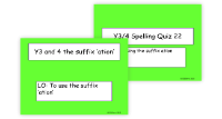 Using Suffix 'ation'