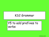 Verb Prefixes Presentation