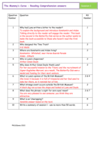 5. Reading Comprehension answers