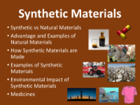 Synthetic Materials - Teaching Presentation