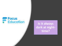 Sequence of learning - Is it always dark at night-time - EYFS