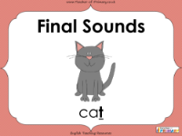 Final Sounds   Pre-K - PowerPoint