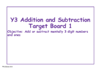 Target Board - Add 1s