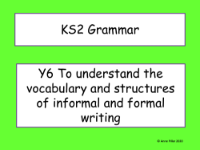 Formal and Informal Language Presentation