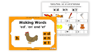 3. Making Words - 'ed', 'en' and 'et'