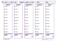 2 and 8 Times Table