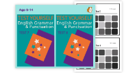 Test Your English Grammar And Punctuation Skills - Test 7 and Test 8 (9-14 years)