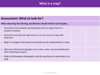 Assessment - Maps - EYFS