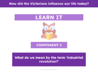 What do we mean by the term 'industrial revolution'? - Presentation