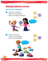 Learn together, Making addition stories