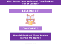 How did the Great Fire of London improve the capital? - Presentation