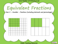 Equivalent Fractions - PowerPoint