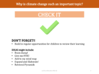 Check it! - Climate Change - 5th Grade